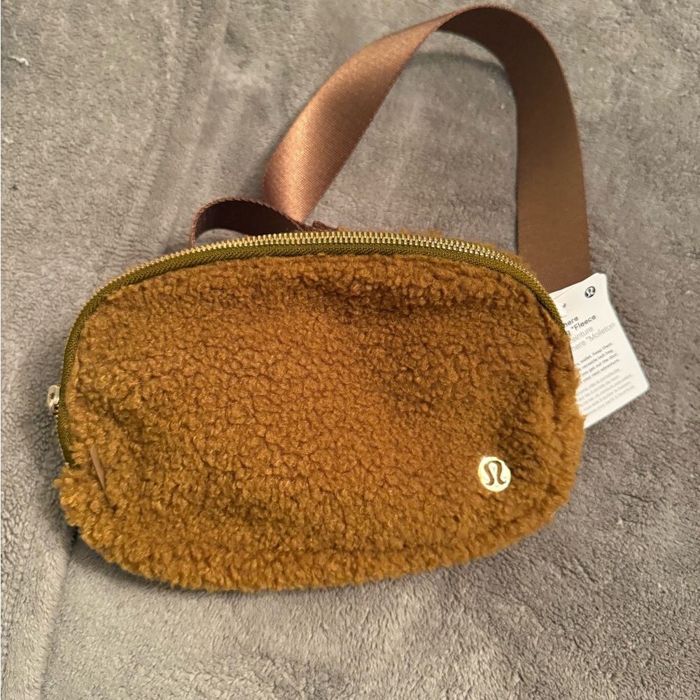 lululemon athletica Tan Sherpa Crossbody Bag
